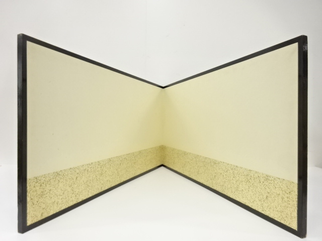 金砂子　風炉先屏風